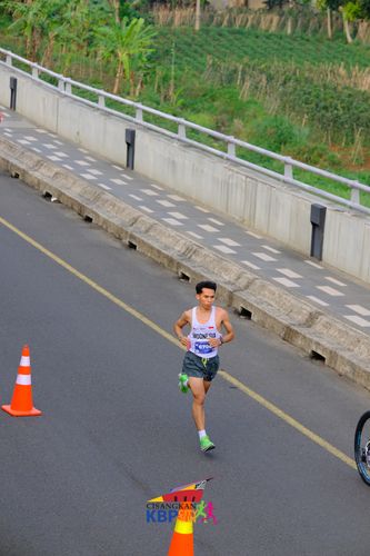 Race photo from CISANGKAN KBP CITY RUN 2025
