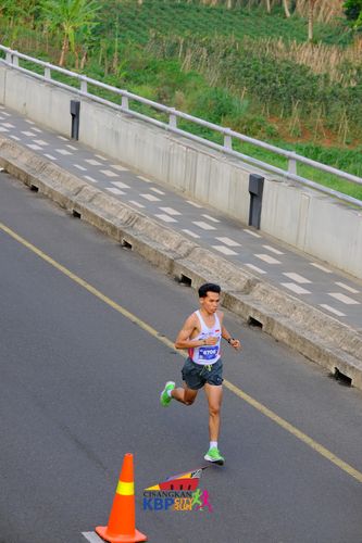 Race photo from CISANGKAN KBP CITY RUN 2025