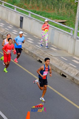 Race photo from CISANGKAN KBP CITY RUN 2025