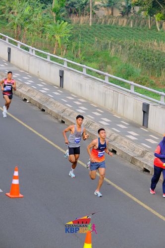 Race photo from CISANGKAN KBP CITY RUN 2025