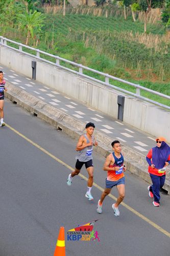 Race photo from CISANGKAN KBP CITY RUN 2025