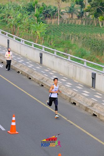 Race photo from CISANGKAN KBP CITY RUN 2025