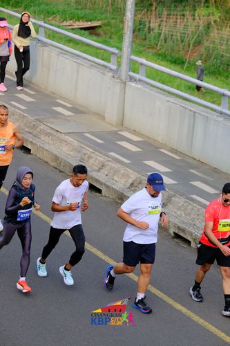 Race photo from CISANGKAN KBP CITY RUN 2025
