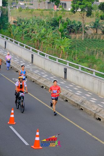 Race photo from CISANGKAN KBP CITY RUN 2025