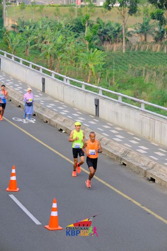 Race photo from CISANGKAN KBP CITY RUN 2025