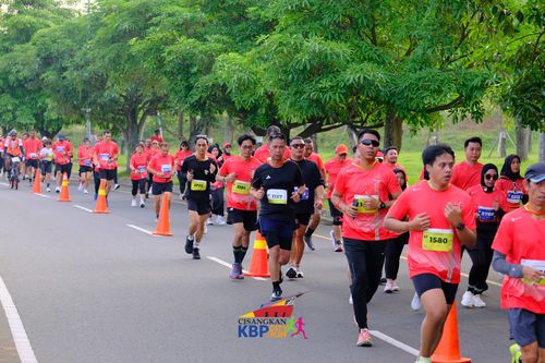 Race photo from CISANGKAN KBP CITY RUN 2025