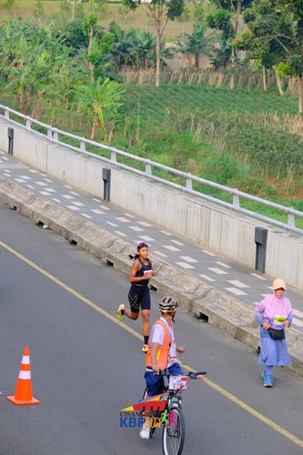 Race photo from CISANGKAN KBP CITY RUN 2025
