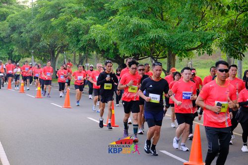 Race photo from CISANGKAN KBP CITY RUN 2025