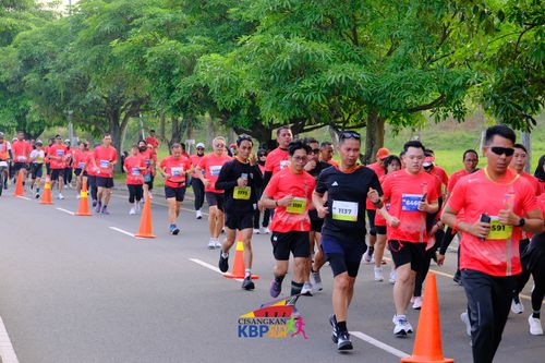 Race photo from CISANGKAN KBP CITY RUN 2025