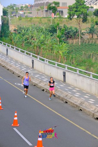 Race photo from CISANGKAN KBP CITY RUN 2025