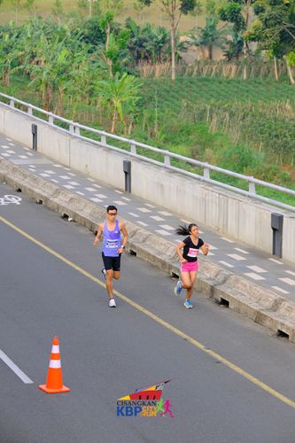 Race photo from CISANGKAN KBP CITY RUN 2025