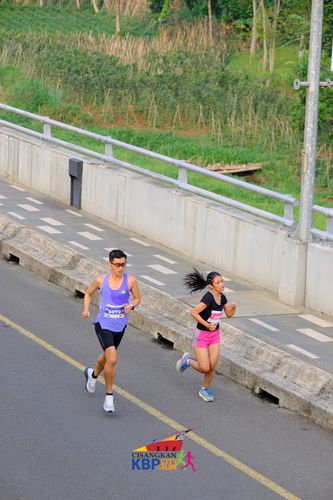 Race photo from CISANGKAN KBP CITY RUN 2025