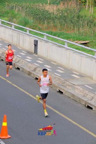 Race photo from CISANGKAN KBP CITY RUN 2025
