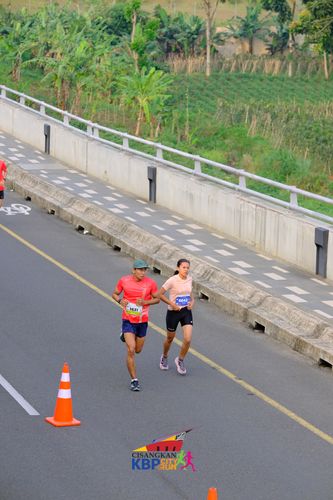 Race photo from CISANGKAN KBP CITY RUN 2025
