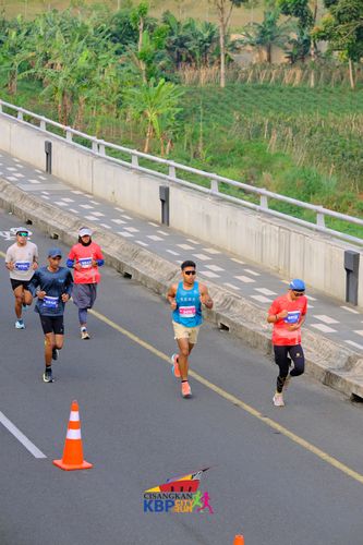 Race photo from CISANGKAN KBP CITY RUN 2025