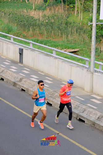 Race photo from CISANGKAN KBP CITY RUN 2025