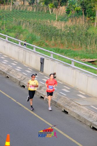 Race photo from CISANGKAN KBP CITY RUN 2025
