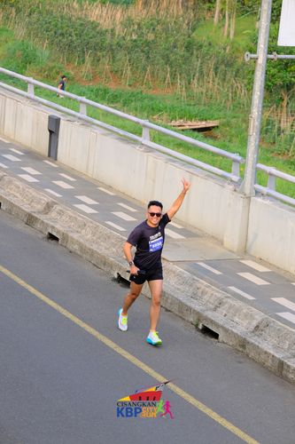 Race photo from CISANGKAN KBP CITY RUN 2025