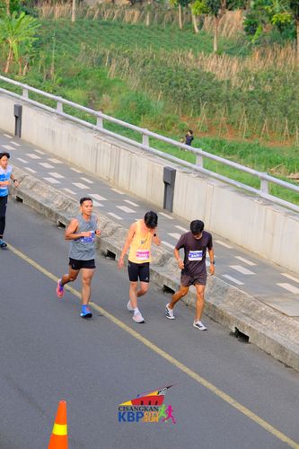 Race photo from CISANGKAN KBP CITY RUN 2025