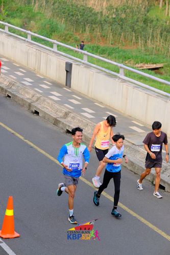Race photo from CISANGKAN KBP CITY RUN 2025