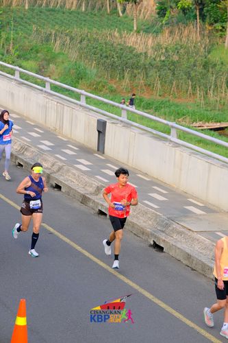 Race photo from CISANGKAN KBP CITY RUN 2025