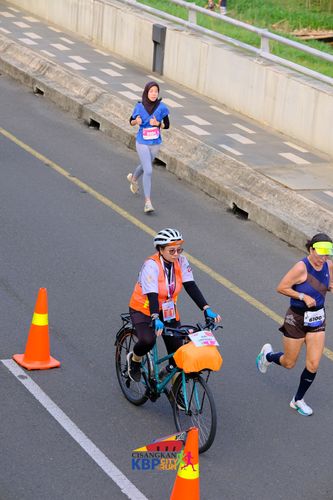 Race photo from CISANGKAN KBP CITY RUN 2025