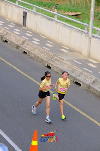 Race photo from CISANGKAN KBP CITY RUN 2025