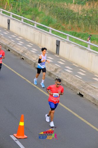 Race photo from CISANGKAN KBP CITY RUN 2025