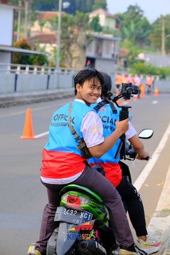 Race photo from CISANGKAN KBP CITY RUN 2025