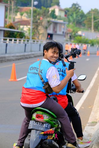 Race photo from CISANGKAN KBP CITY RUN 2025