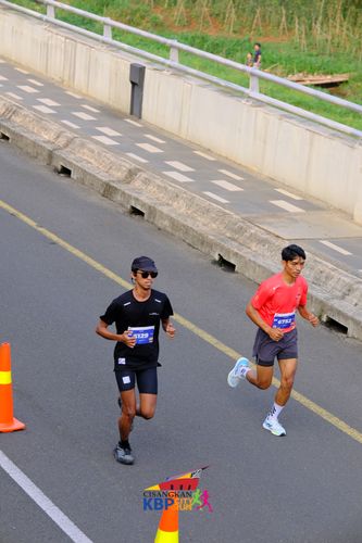 Race photo from CISANGKAN KBP CITY RUN 2025
