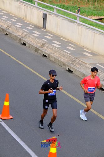 Race photo from CISANGKAN KBP CITY RUN 2025