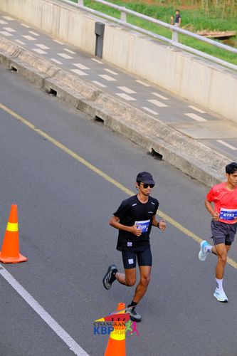 Race photo from CISANGKAN KBP CITY RUN 2025