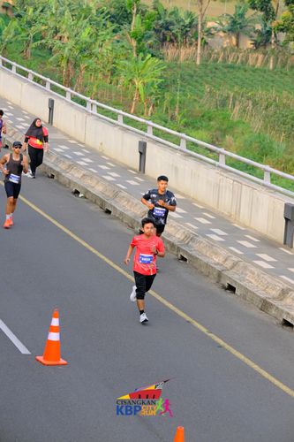 Race photo from CISANGKAN KBP CITY RUN 2025