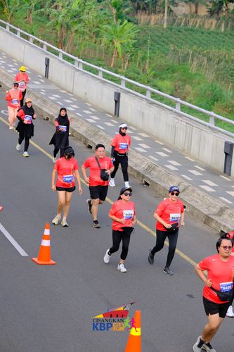 Race photo from CISANGKAN KBP CITY RUN 2025