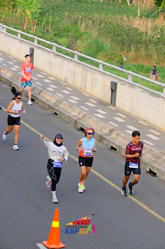 Race photo from CISANGKAN KBP CITY RUN 2025