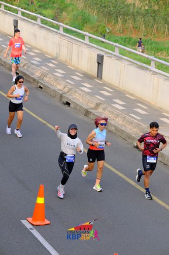 Race photo from CISANGKAN KBP CITY RUN 2025
