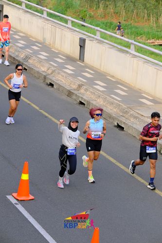 Race photo from CISANGKAN KBP CITY RUN 2025