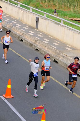 Race photo from CISANGKAN KBP CITY RUN 2025