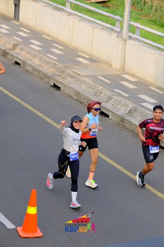 Race photo from CISANGKAN KBP CITY RUN 2025