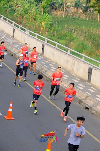 Race photo from CISANGKAN KBP CITY RUN 2025