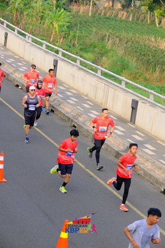 Race photo from CISANGKAN KBP CITY RUN 2025