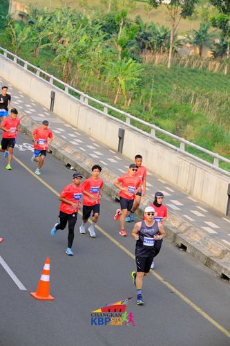 Race photo from CISANGKAN KBP CITY RUN 2025