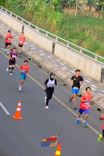 Race photo from CISANGKAN KBP CITY RUN 2025