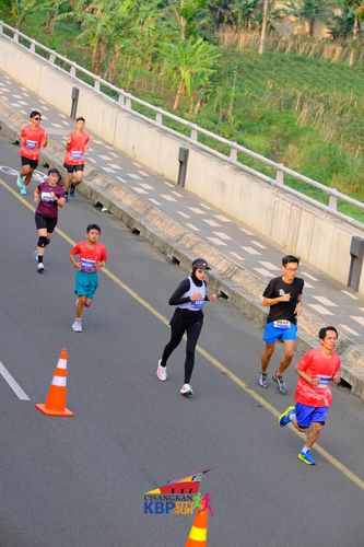 Race photo from CISANGKAN KBP CITY RUN 2025