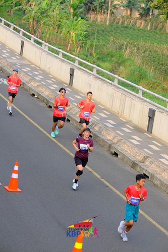 Race photo from CISANGKAN KBP CITY RUN 2025