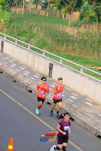 Race photo from CISANGKAN KBP CITY RUN 2025