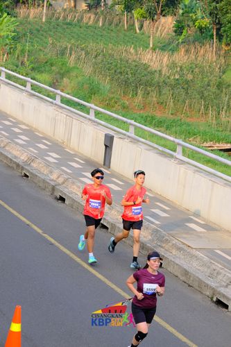 Race photo from CISANGKAN KBP CITY RUN 2025