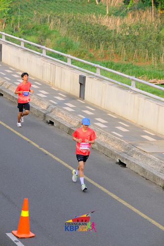 Race photo from CISANGKAN KBP CITY RUN 2025