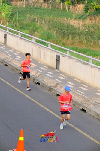 Race photo from CISANGKAN KBP CITY RUN 2025